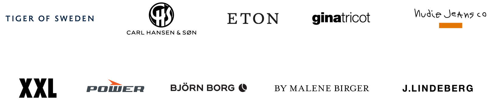 Logo slide two rows